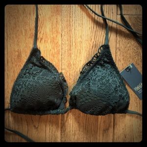 BNWT - Mission Crochet Bikini Top